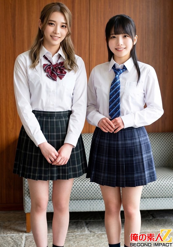痴漢対策ワークショップで清楚ギャルと童顔巨乳JKが羞恥と発情の狭間で堕ちていく電車内生中出し